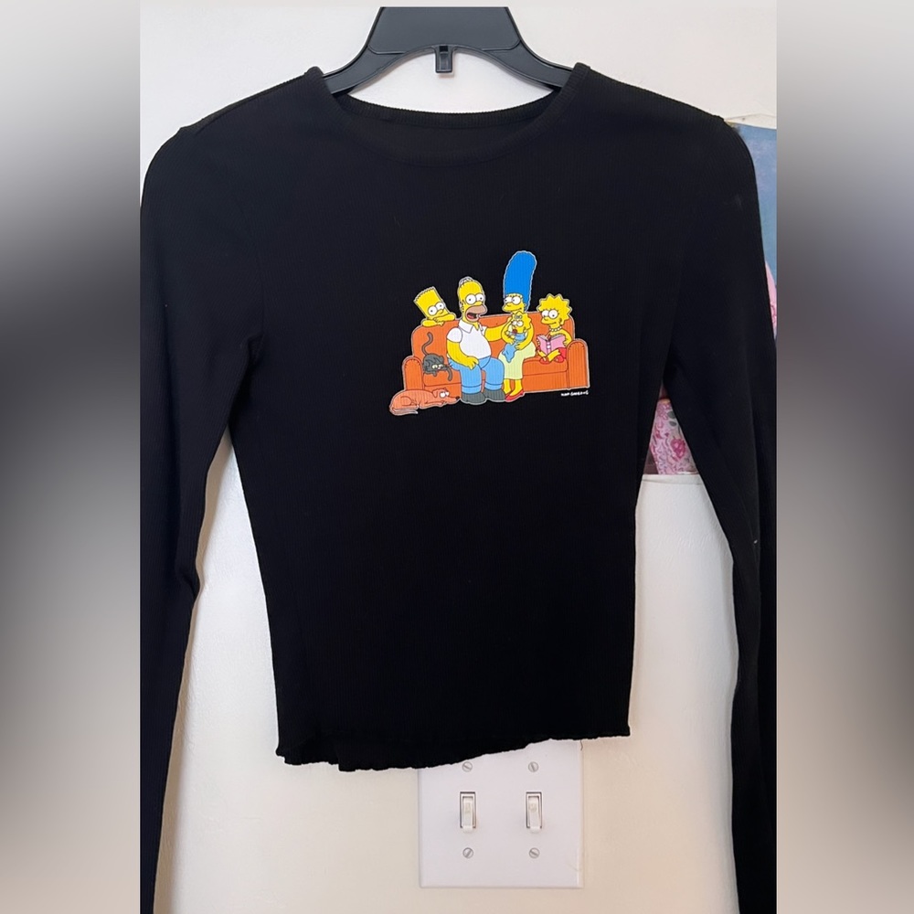 This a black tight simpsons shirt I got from forever 21